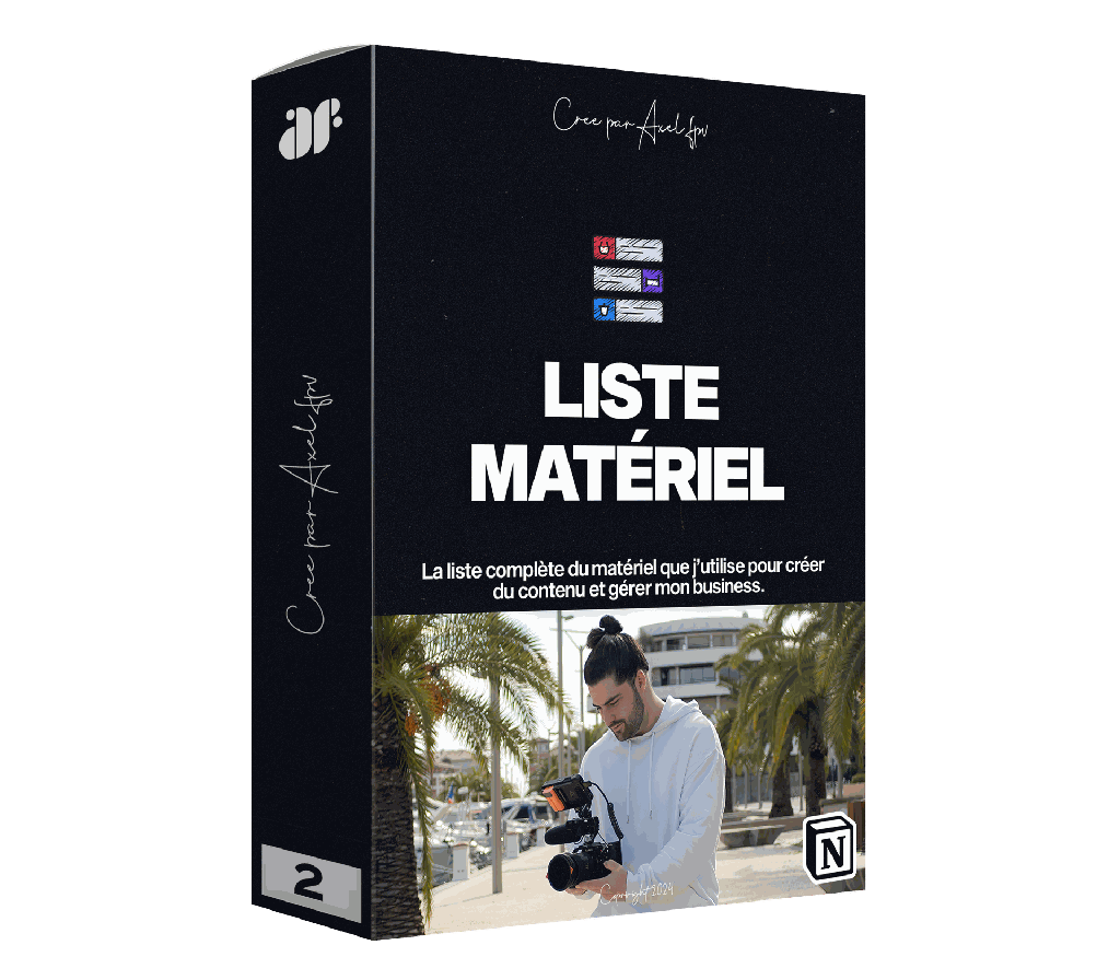 [GRATUIT] Liste du Matériel